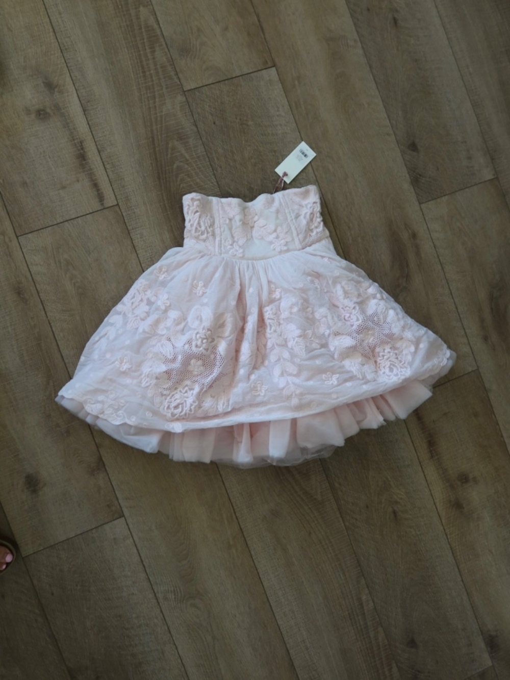LoveShackFancy Women's Pink Corset Tulle Dress - Picture 2 of 5